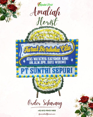 Papan Bunga Duka di Suralaga